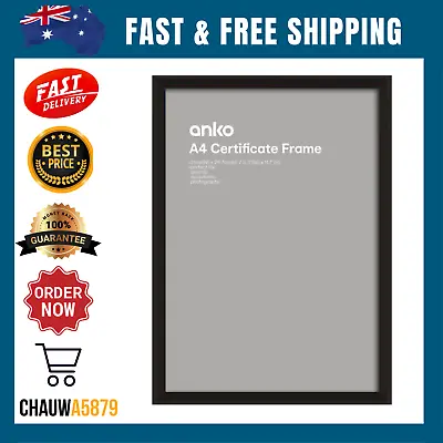 Norway Certificate Frame - A4 Black • $3.48