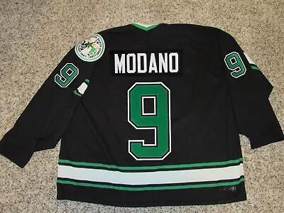 Mike Modano 1991-92 MINNESOTA NORTH STARS CCM NHL 75th Anniversary JERSEY XL MIC • $225