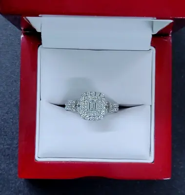 $2195.87 • Buy Zales Celebration Grand 1.23ctw Diamond 14K White Gold Engagement Ring - Size: 7