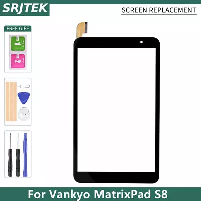 US For 8  Vankyo MatrixPad S8 Tablet PC Touch Digitizer Outer Glass Replacement • $15.85