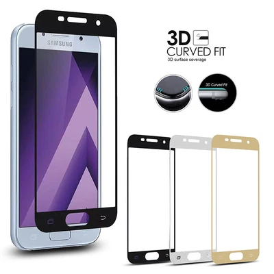 $3.85 • Buy 3D Full Cover Tempered Glass Screen Protector For Samsung Galaxy J3 J5 J6 J7 J8