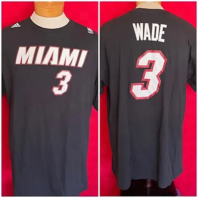 Dwyane Wade #3 Miami Heat Adidas Basketball Jersey Shirt XL PERFECT • $18.20