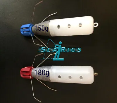 SEARIGS™ Sea Fishing Saltwater Surf Feeders Choose From 120g 150g Or 180g X2 • £15.75