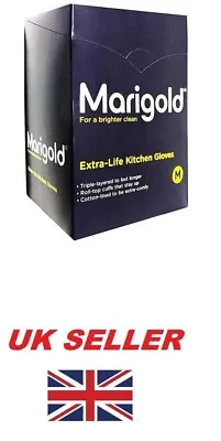 Marigold Extra Life Kitchen Gloves Medium Triple Layered Roll Wholesale • £10.49