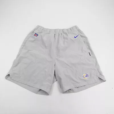 LA Rams Nike NFL On Field Dri-Fit Practice Shorts Men's Gray Used • $33.99