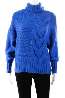 $59.99 • Buy Staud Women's Knit Turtleneck Pullover Sweater Blue Size XS