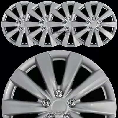 16  Set Of 4 Wheel Covers Full Rim Snap On Hub Caps Fit R16 Tire & Steel Wheels • $54.99