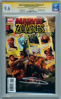 MARVEL ZOMBIES AOD #1 2007 CGC 9.6 SIGNATURE SERIES SIGNED X2 KIRKMAN SUYDAM • $136.84