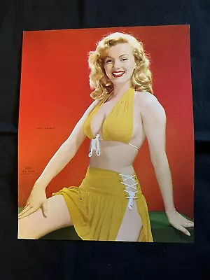 Marilyn Monroe Litho 1950’s 8”X10”color • $5