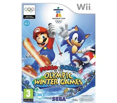 Nintendo Wii : Mario & Sonic At The Olympic Winter Game VideoGames Amazing Value • £4.98