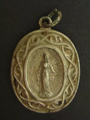 Vintage Mary Miraculous Medal Religious Holy Catholic • $10.39