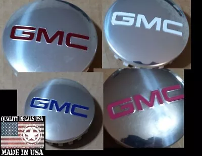 Gmc Vinyl Center Cap Overlay Letters Decals Stickers (x6) • $10