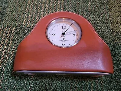 Michael GRAVES Design Mantle Clock 2012 Leather-Like • $34.99