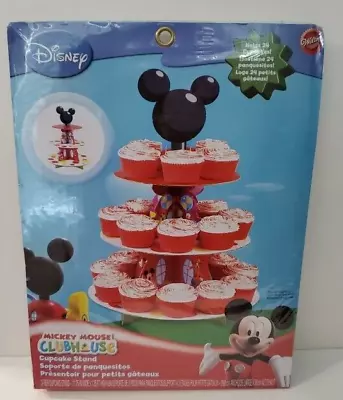 Mickey Mouse Clubhouse Cupcake Stand NEW *Holds 24 Cupcakes* Birthday Party • $12.99