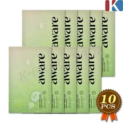 ETUDE Aware Clean Relief Mask 23ml #Madecassoside 10pcs VEGAN Mask Facial Sheets • $26.98