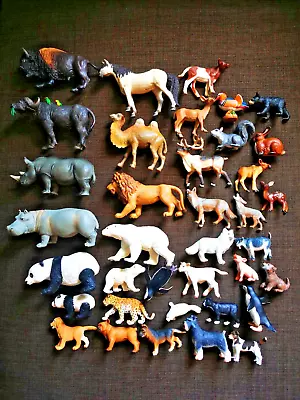 Safari Ltd Animals Huge Bundle X37 RARE WITHIN Discontinued Wild Farm Zoo Toys • £70