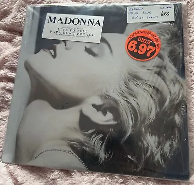 MADONNA True Blue 1986 Canada Import Shrink Wrap 0759925442 1 With Poster Vinyl • £49.99