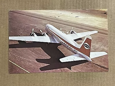 Postcard Airplane Capital Airlines Douglas DC-6B Vintage Plane PC • $4.29