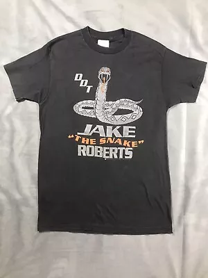 Vintage 1989 WWF Jake The Snake Roberts T-shirt Single Stitch Made In USA Medium • $79.99