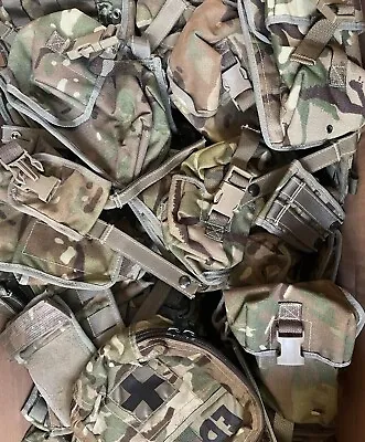 British Army Osprey Kit Pouch Water Bottle Utility Ammo MTP Camo Webbing Surplus • £9.99