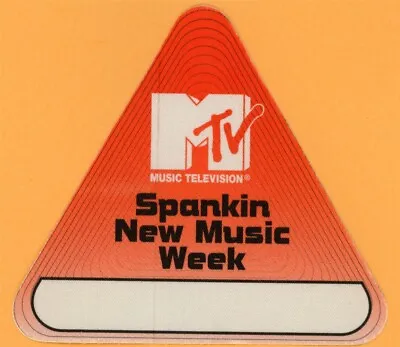 MTV Satin Music Tour Vintage Backstage Pass - VMA • $4.99