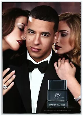 2008 Daddy Yankee DY Fragrance Print Ad Tuxedo Bowtie Two Hot Chicks Red Lips • $11.50