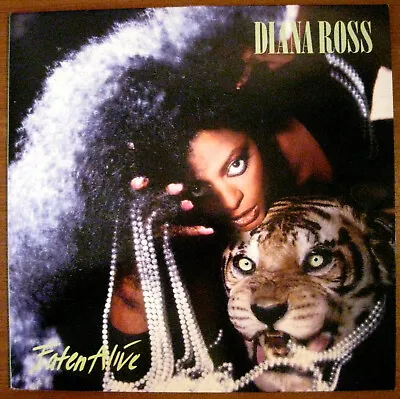 Diana Ross - Eaten Alive - 12 Inch Vinyl LP - 1st Pressing - Excellent Vinyl! • £11.99