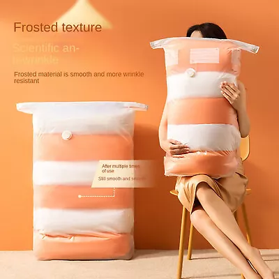 $4.99 • Buy Vacuum Storage Bags Save Clothes Storage Space,Comforters,Blankets,Bedding