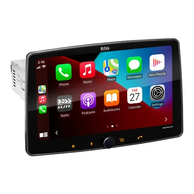 BOSS Audio Elite BECPA10W 10  Wireless Apple CarPlay/Android A. 1-DIN Car Stereo • $489.99