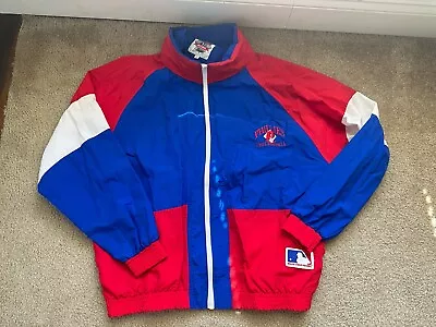 Vintage Pelco Lightweight Windbreaker Jacket Size L | Philadelphia Phillies • $40