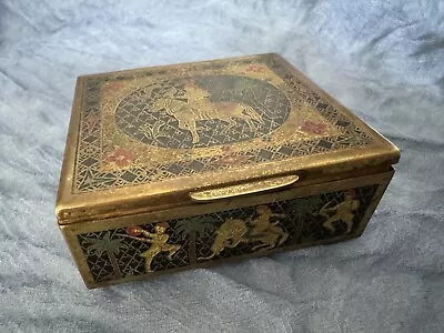 Erhard & Sohne Söhne  Antique  Box Egyptian + Horse  For Cigarettes Or Jewelry • $48