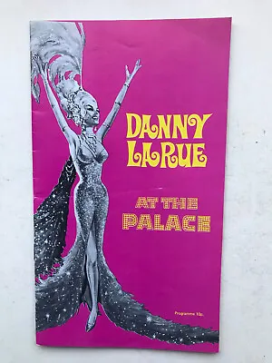 1970 Vintage Danny La Rue At The Palace Theatre Programme Toni Palmer • £3.50