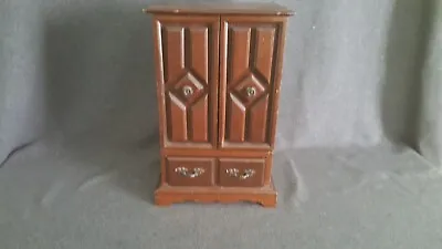 Vintage Music Jewelry Box Armoire Style Dresser Four Drawers • $25