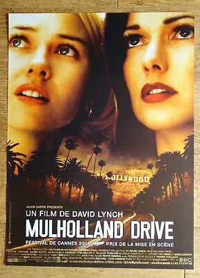 MULHOLLAND DRIVE David Lynch Original SMALL French Movie Poster ROLLED • $149