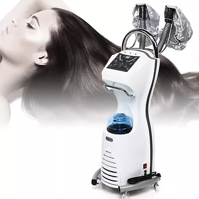 Stand Hair Steamer Hair Dryer Rolling Ozone Oil Treatment Machine Salon SPA Use! • $258