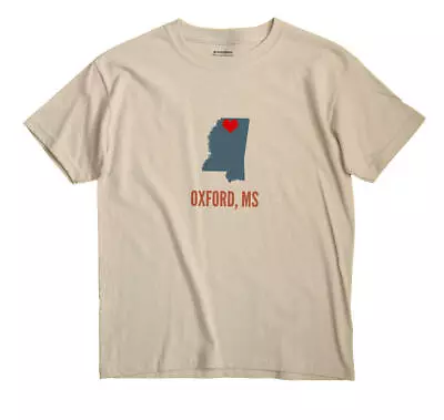 Oxford Mississippi MS T-Shirt HEART • $18.99