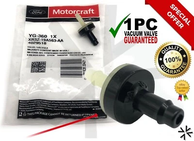 $15.98 • Buy Genuine Ford Motorcraft Vacuum Control Valve-Check Valve YG-360 XR3Z-19A5663 🔥
