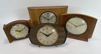 Mid Century Mantle Clock Bundle - SPARES & REPAIRS - Metamec Smiths Westclox • £24.99