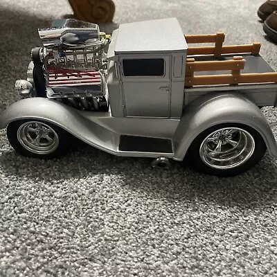 Muscle Machines 1:18 Scale 1929 Model A Ford Truck Diecast Metallic Silver • $49.99