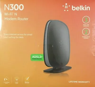 Belkin N+300 Wireless Modem Router • $26.99