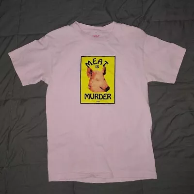Golf Wang Tyler The Creator Meat Is Murder Pink T Shirt Small • $25