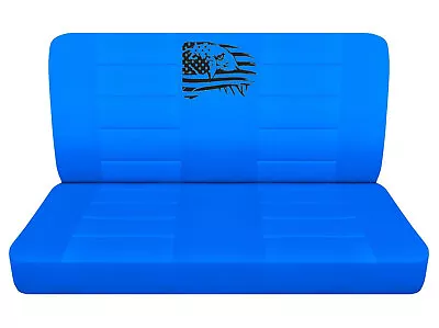 Truck Seat Covers Fits Ford F 100 1953-1978 Eagle Flag On Blue Seat Covers • $89.99