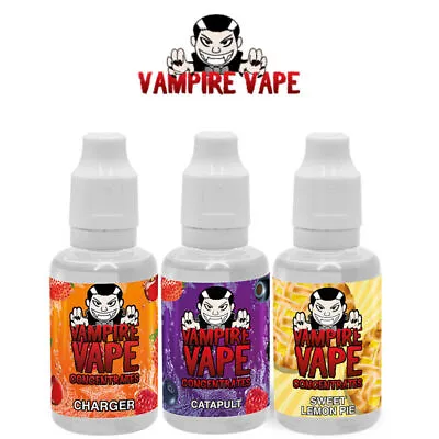 £8.95 • Buy Vampire Vape Concentrate Premium For E-liquids Top 50 Flavours 30ml Bottles