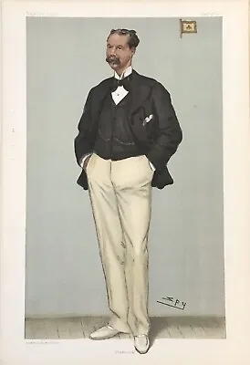 Original Vanity Fair Print  1901 ‘Shamrock’ Sir Thomas Lipton - Yachtsman • £14.99