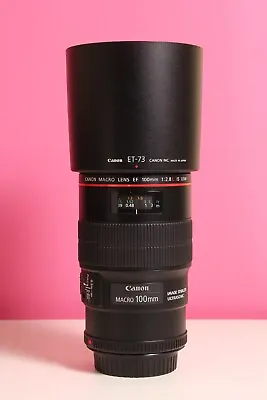 Canon EF 100mm F/2.8 L Macro IS USM AF L Series Lens EXCELLENT! • $950