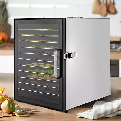 $214 • Buy 12 Tray Food Dehydrator Stainless Meats Vegetables Fruits Commercial Dryer