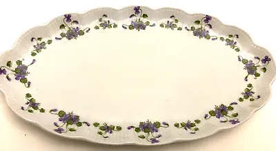 Kaiser Romantica Viola Pattern Relish Tray Or Small Platter Ca. 1990 • $9