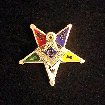 Eastern Star Past Patron Lapel Pin - Style 2 (E2-PP) • $4.50