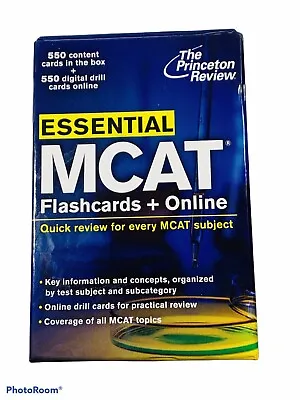 🔥 Essential MCAT: Flashcards + Online • Quick Review For Every MCAT Subject • $25.95