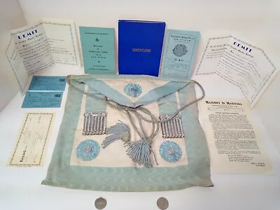 Vintage 1929-1977 Masonic Freemason Collection (Lot Of 10 Items) • $108.51